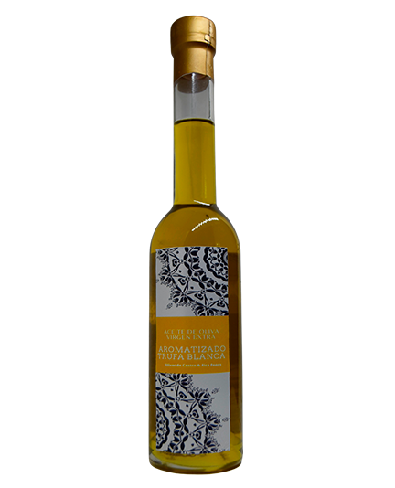 Extra virgin olive oil flavored with white truffle (250 ml) – delicate and enveloping aroma | Olivar de Castro