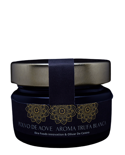 Polvo de aceite de oliva virgen extra con trufa blanca (50 grs.) – delicadeza y aroma envolvente | Olivar de Castro