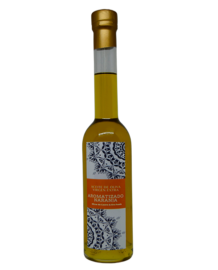 Orange-flavored extra virgin olive oil (250 ml) – light, citrusy freshness | Olivar de Castro